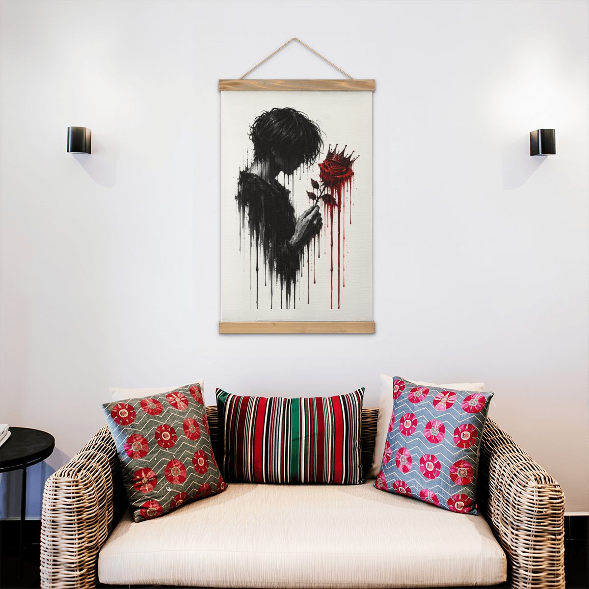 Linen Canvas Wall Art A King's Love