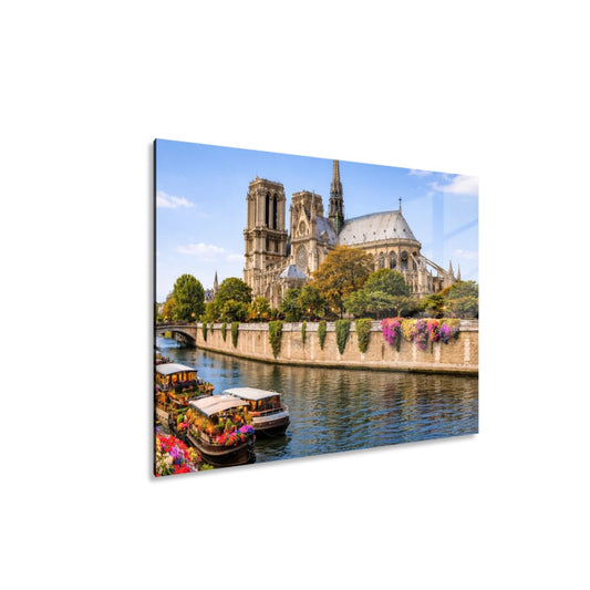 Rectangular Acrylic Wall Art Prints with Hook Notre-Dame de Paris France