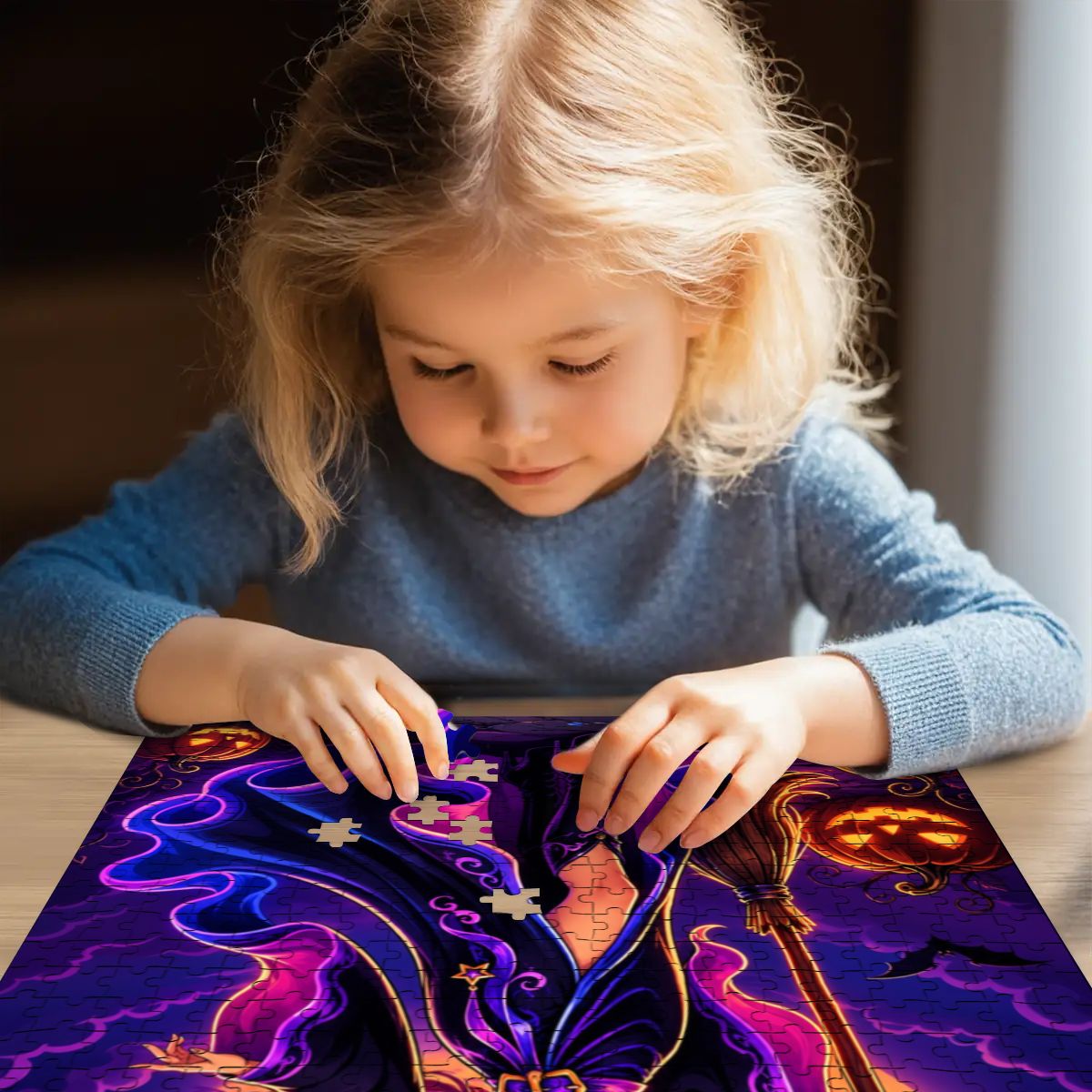 Wooden Jigsaw Puzzles 500 pcs Witch of the Night