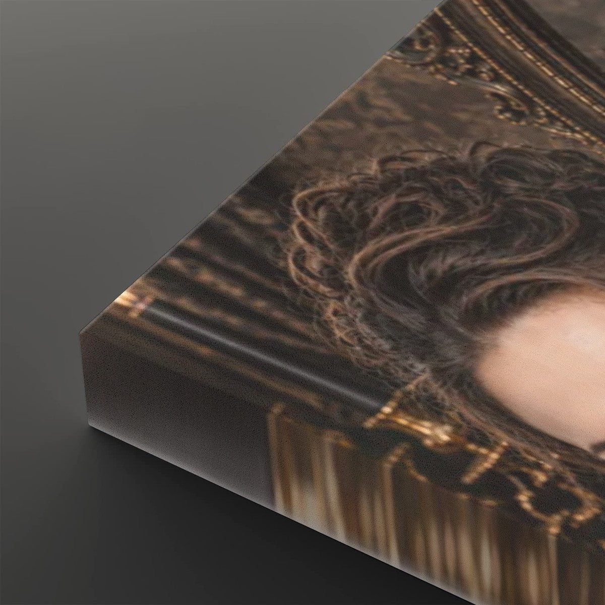 Canvas Prints Wall Art Gothic VIctorian Woman Mirror Halloween