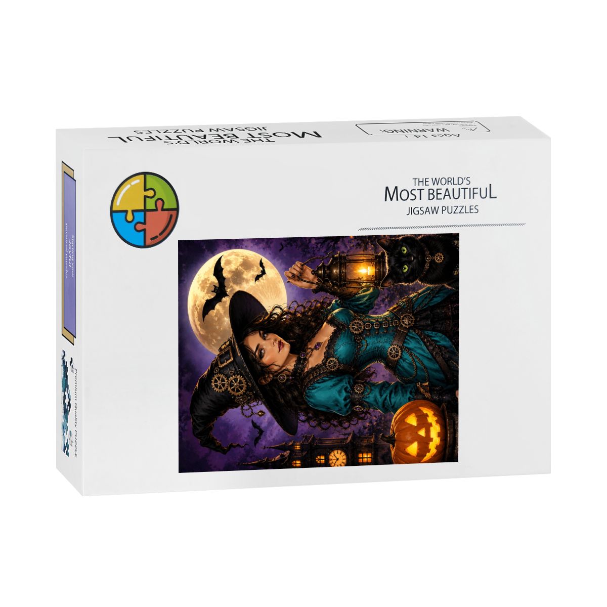 Wooden Jigsaw Puzzles 500 pcs Halloween Witch