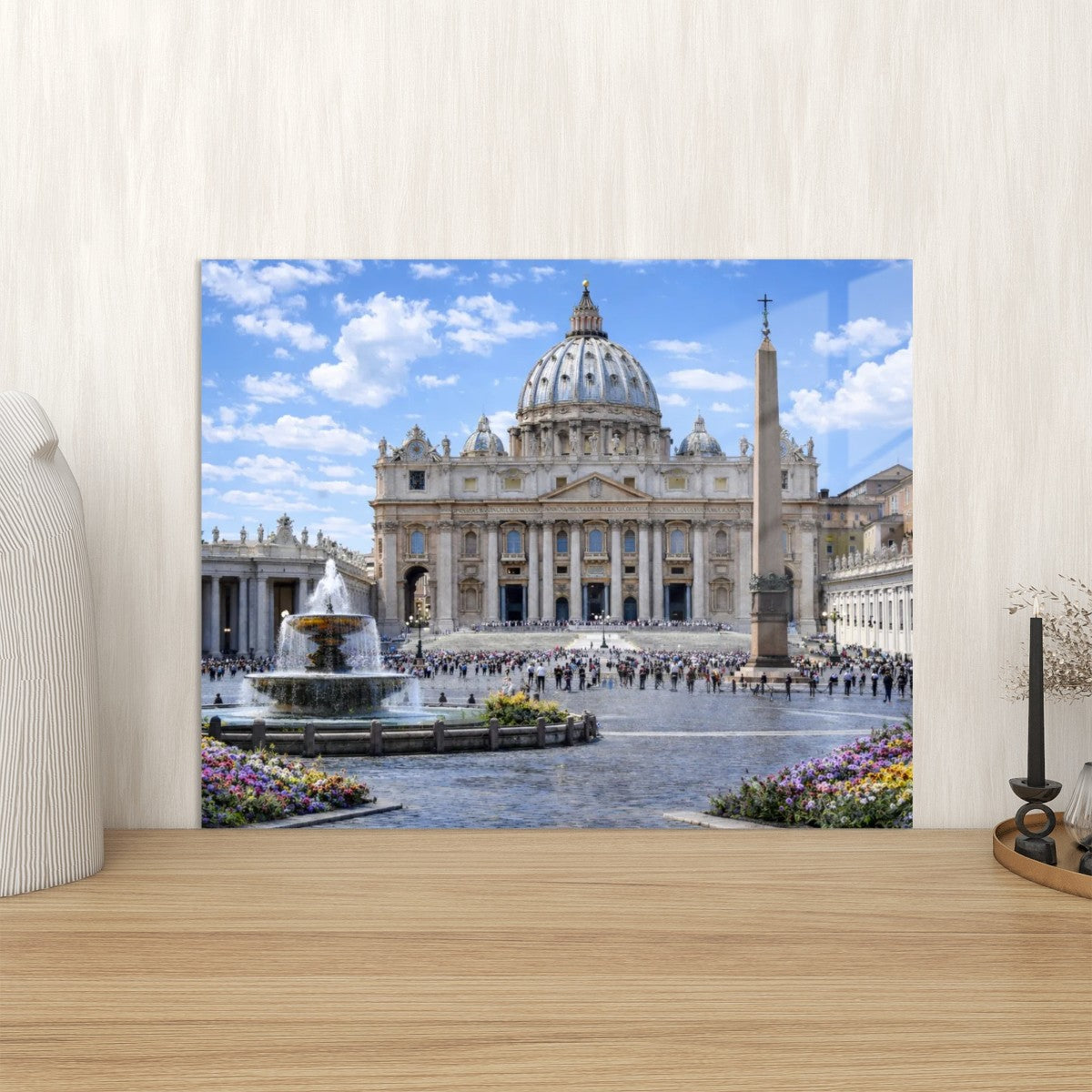 Rectangular Acrylic Wall Art Prints with Hook St. Peter’s Basilica