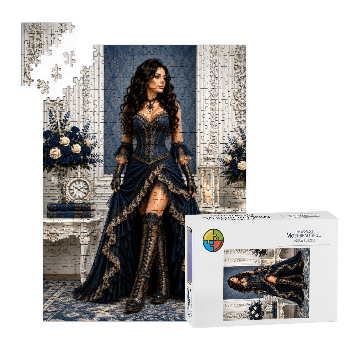 Wooden Jigsaw Puzzles 500 pcs Steampunk Woman
