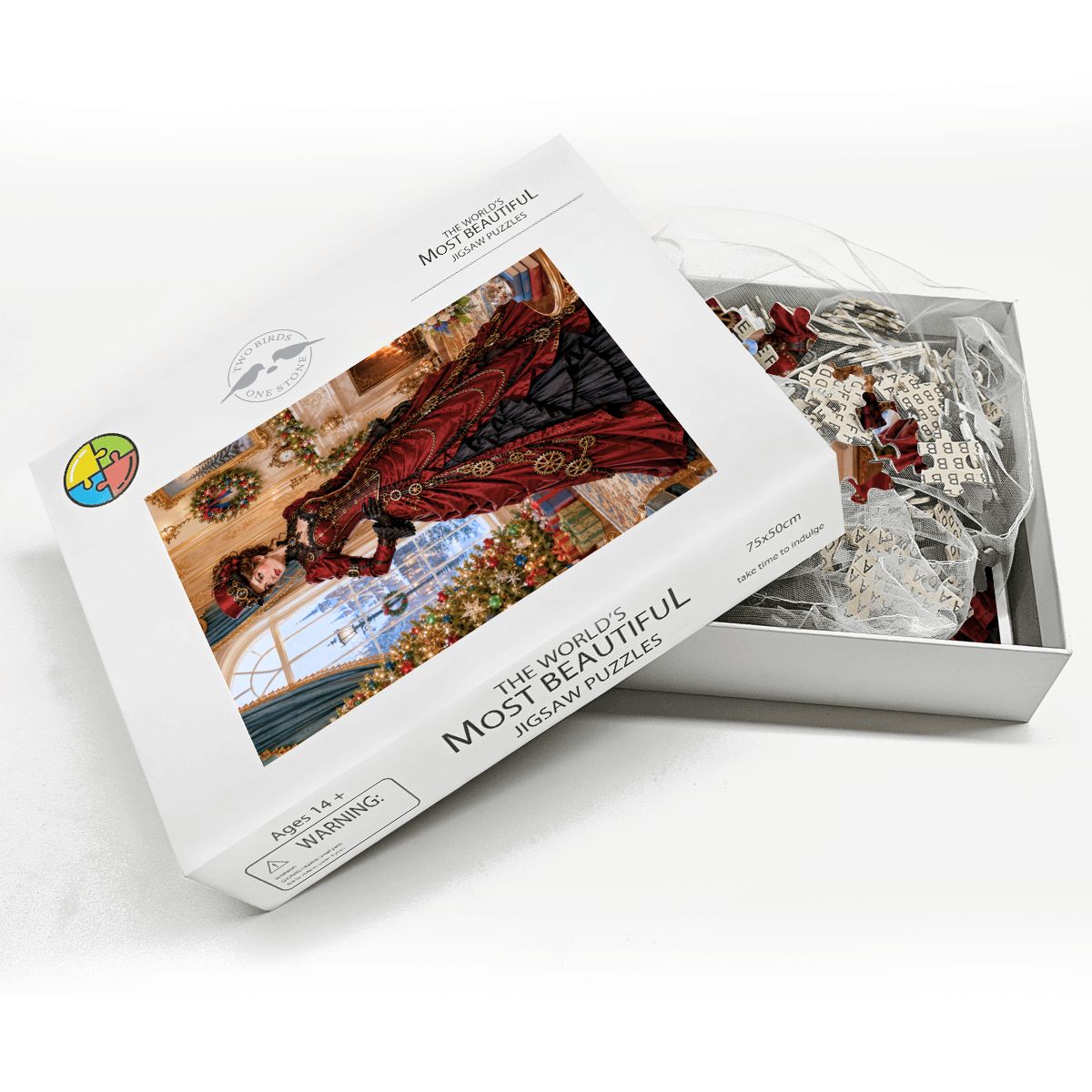 Wooden Jigsaw Puzzles 1000 pcs Christmas Steampunk Victorian Woman