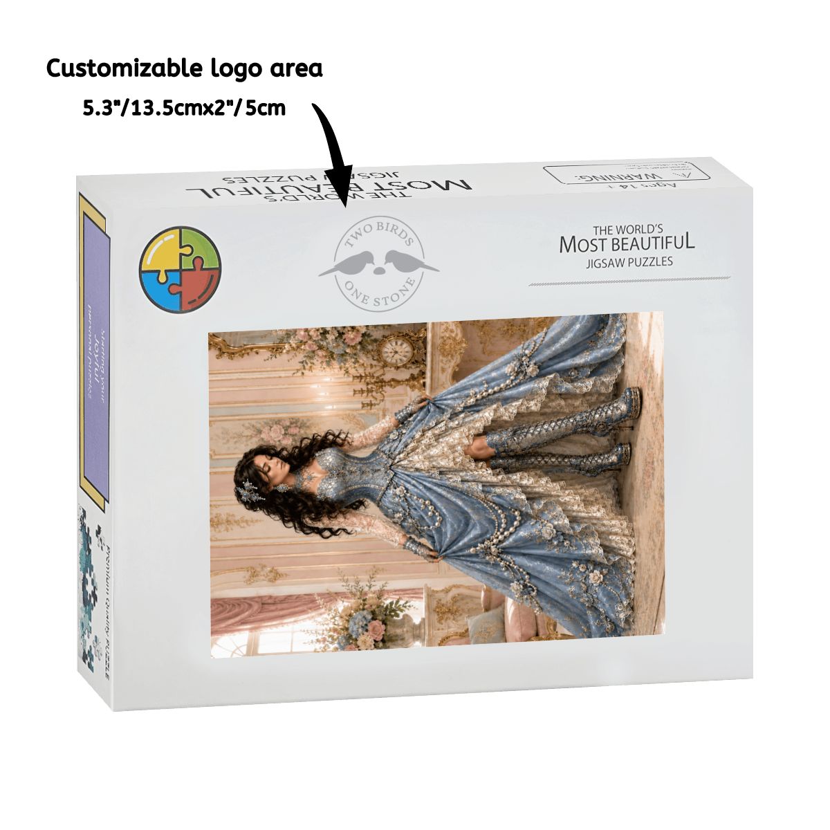Wooden Jigsaw Puzzles 1000 pcs Steampunk Victorian Woman Light Blue