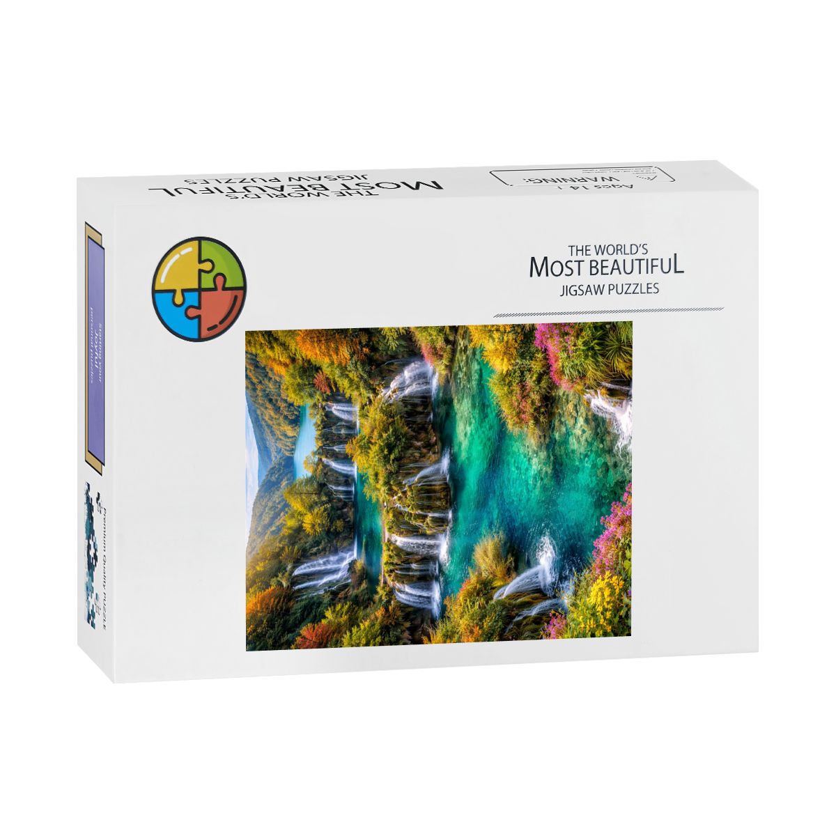 Wooden Jigsaw Puzzles 500 pcs Puzzle Plitvice Lakes waterfall Croatia