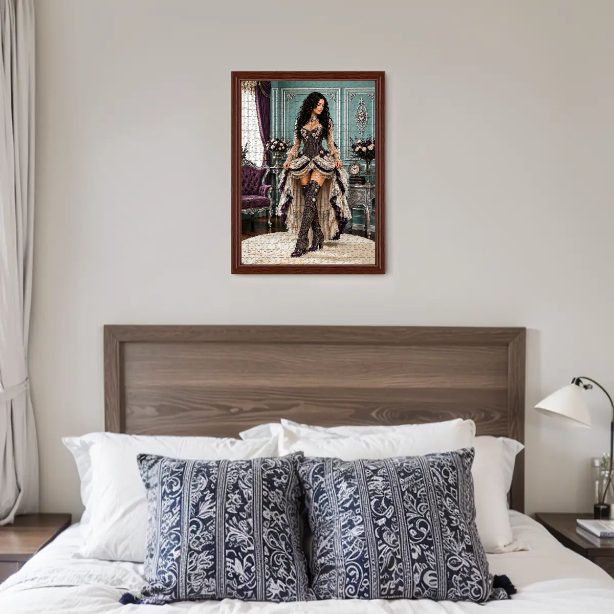 Wooden Jigsaw Puzzles 500 pcs Steampunk Woman