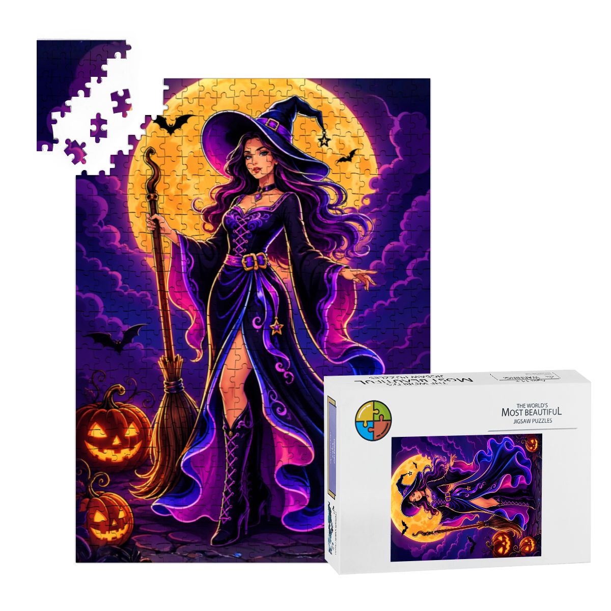 Wooden Jigsaw Puzzles 500 pcs Witch of the Night