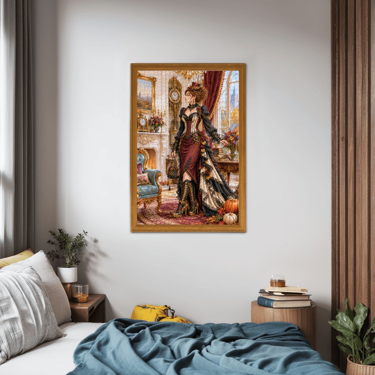 Wooden Jigsaw Puzzles 1000 pcs Fall Steampunk Victorian Woman