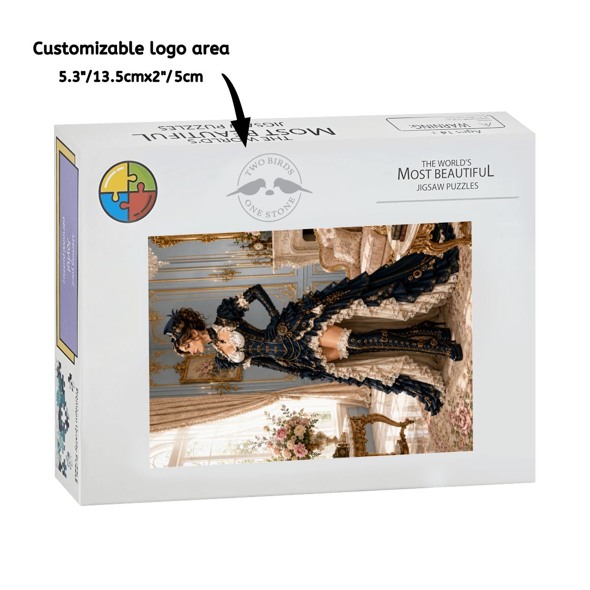 Wooden Jigsaw Puzzles 1000 pcs Steampunk Victorian Woman Black and White