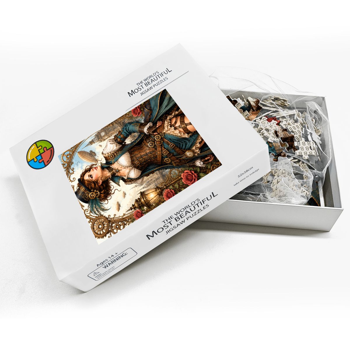 Wooden Jigsaw Puzzles 500 pcs Steampunk Woman