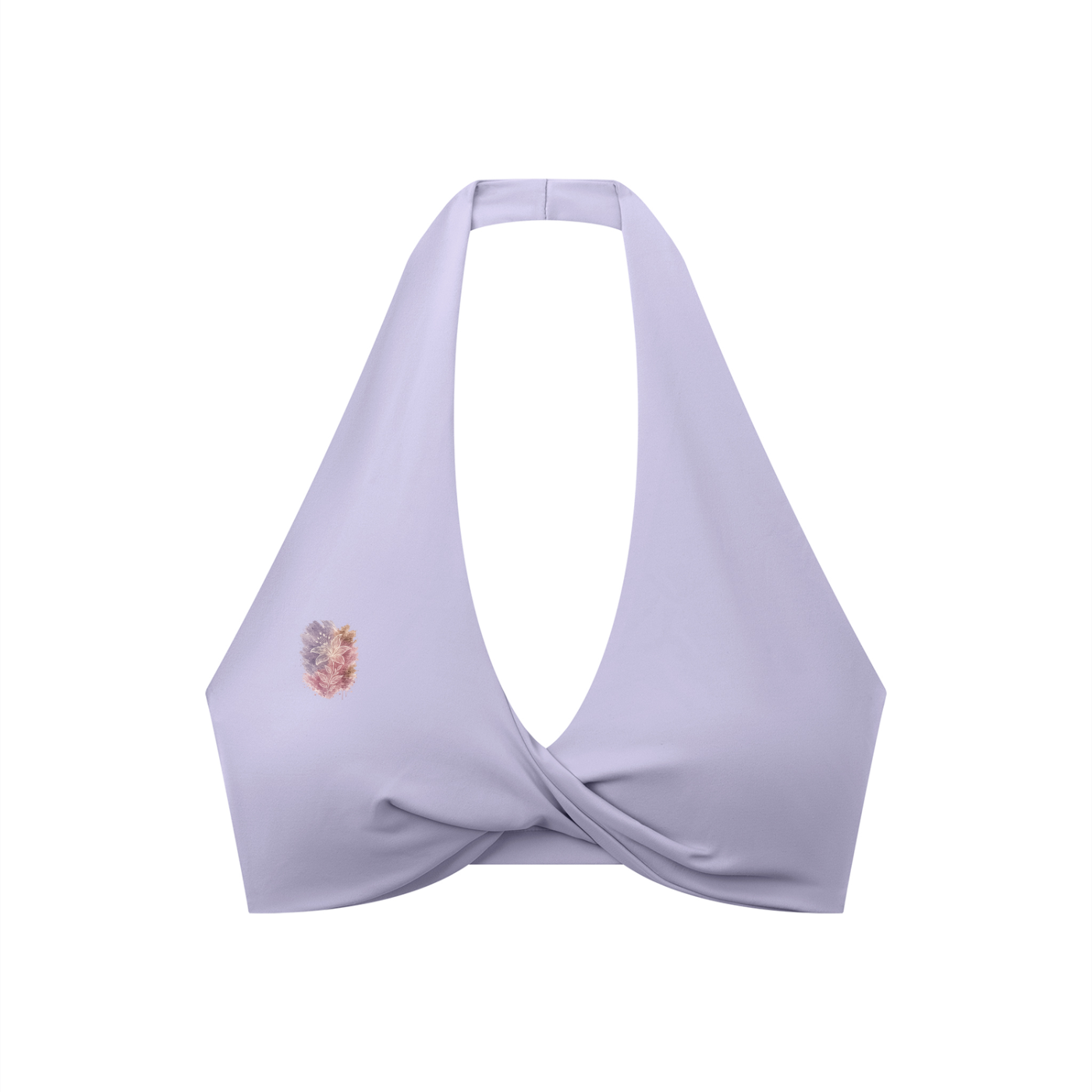 Multi Option Women's Pleated Halter Sports Bra