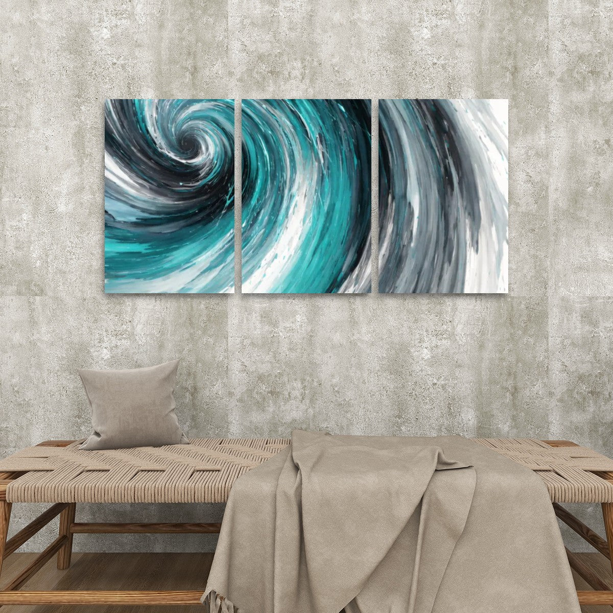3 Panels Canvas Prints Wall Art Hurricane