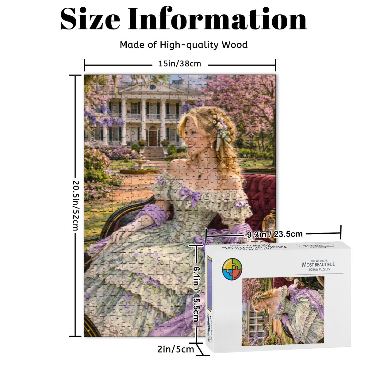 Wooden Jigsaw Puzzles 500 pcs Civil War Beauty