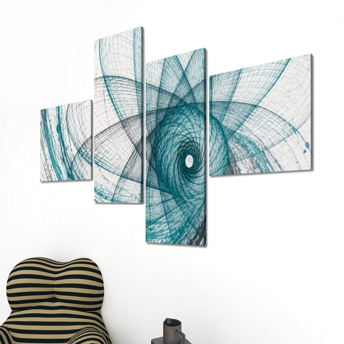 4 Panels Canvas Prints Wall Art Out of Control