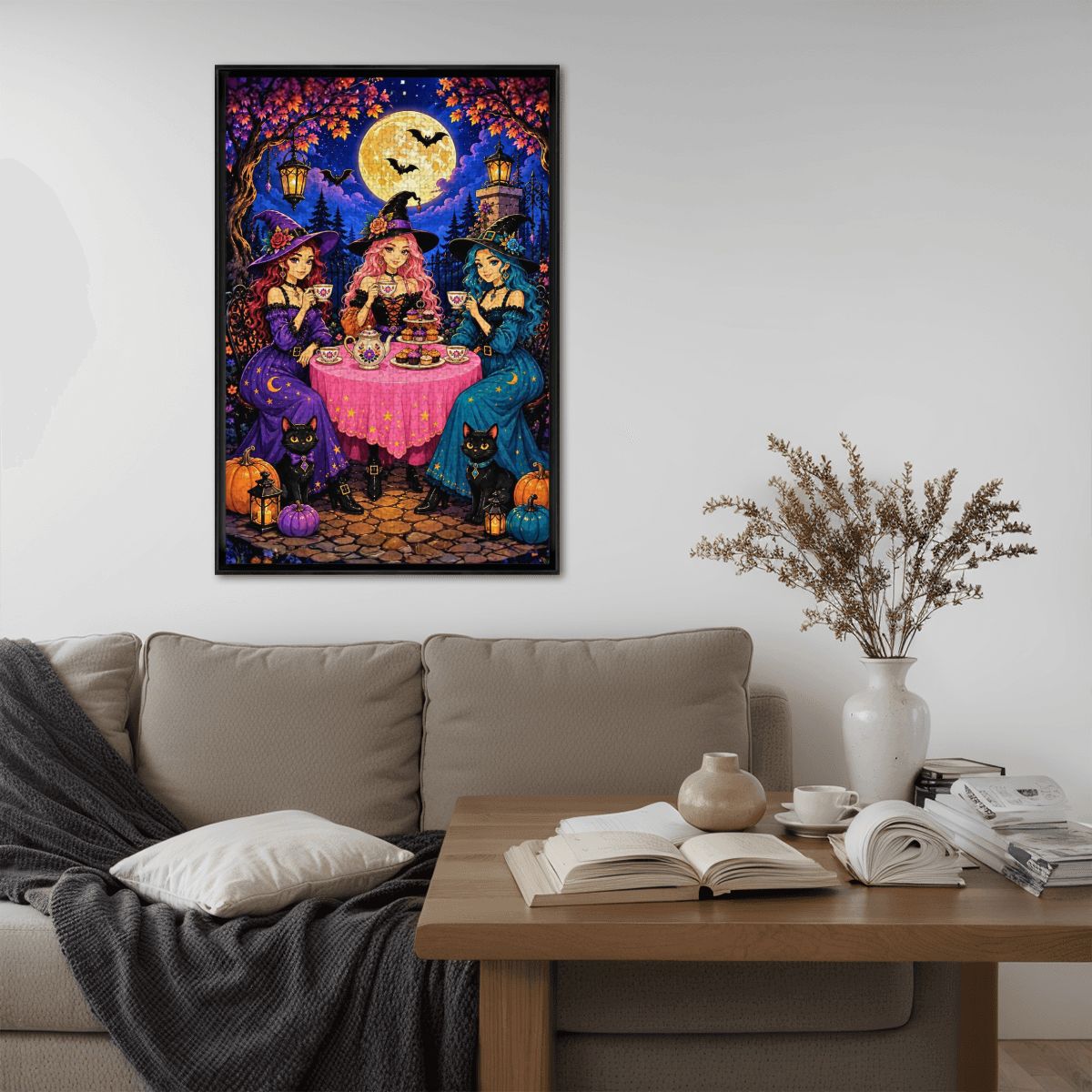 Wooden Jigsaw Puzzles 1000 pcs Witch's Tea Party