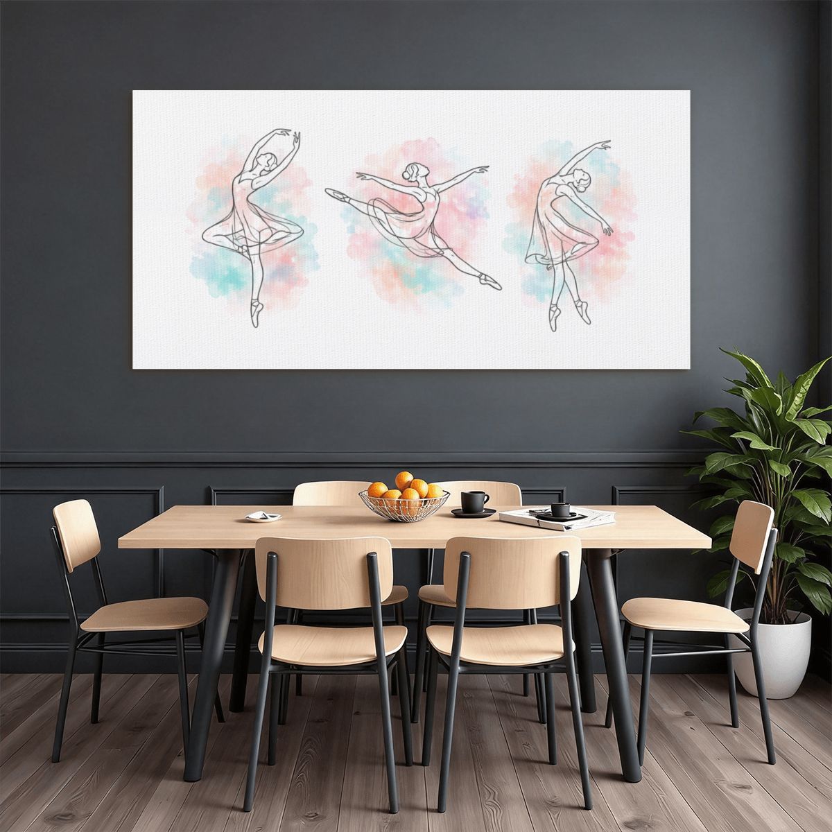 Canvas Prints Wall Art Ballet Dancers