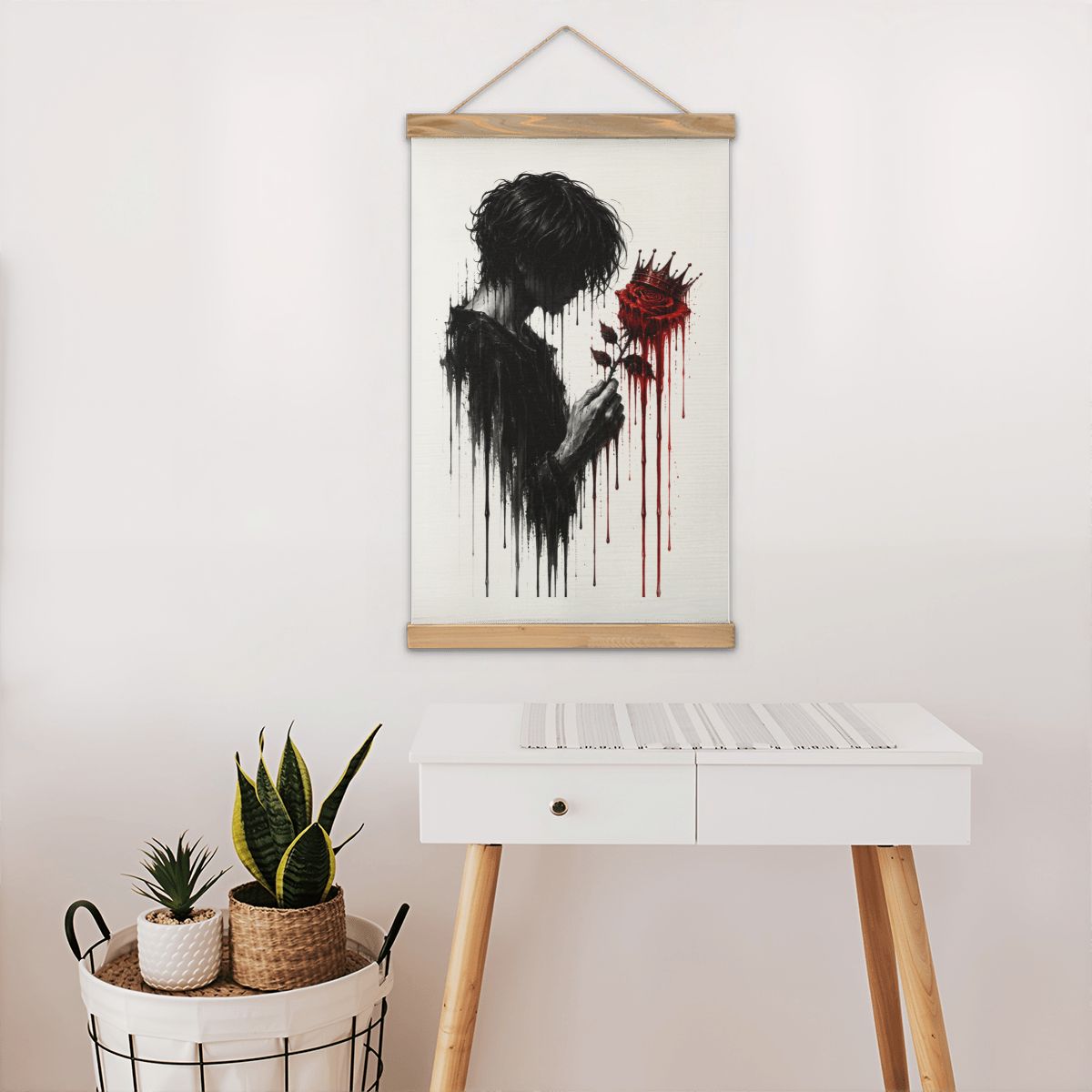 Linen Canvas Wall Art A King's Love