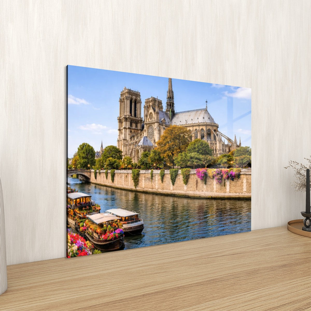 Rectangular Acrylic Wall Art Prints with Hook Notre-Dame de Paris France