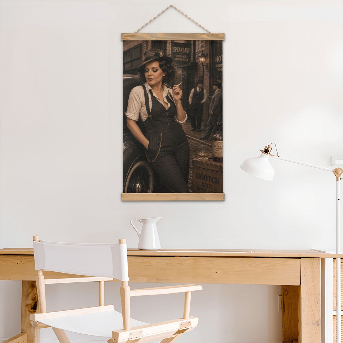 Linen Canvas Wall Art Prohibition