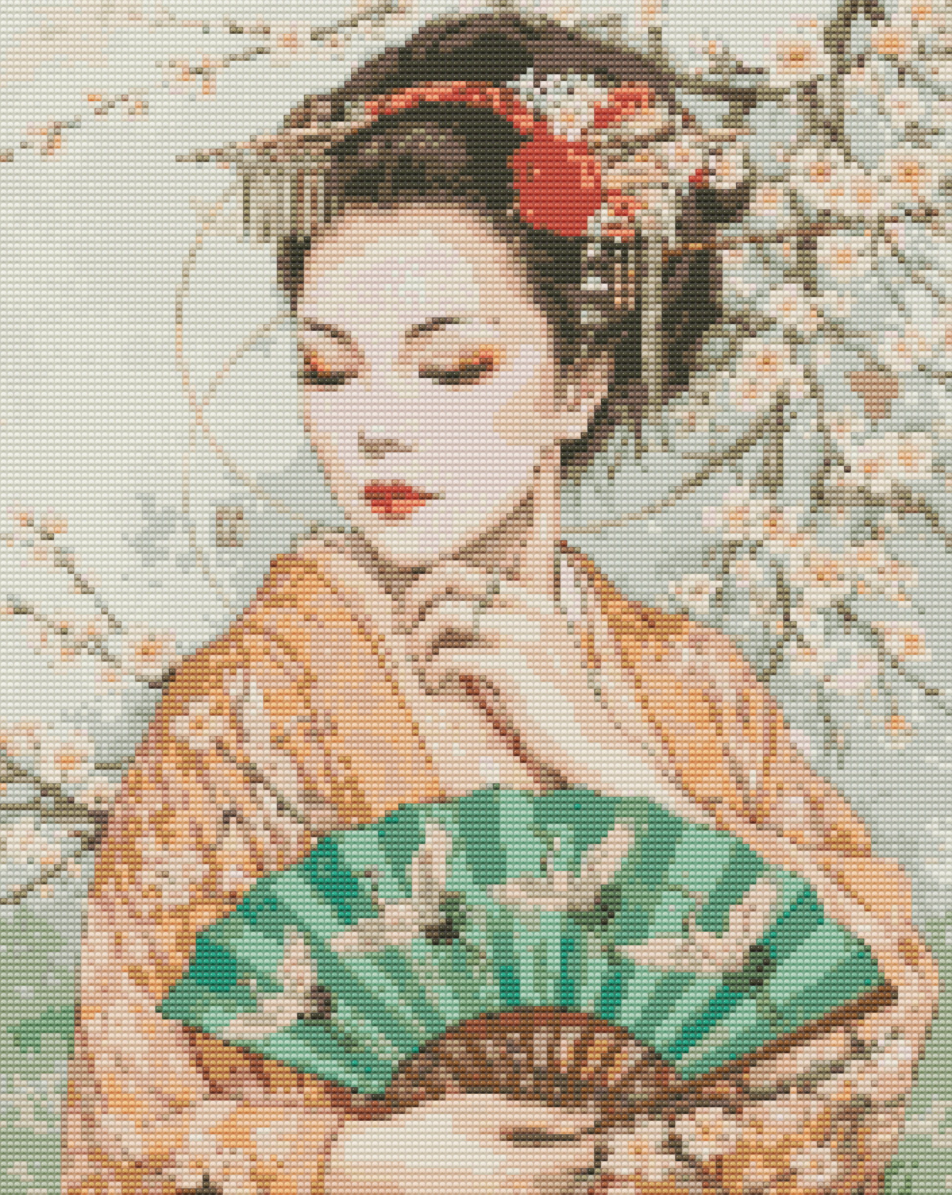 40x50cm Round Diamond Painting Kit