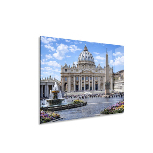 Rectangular Acrylic Wall Art Prints with Hook St. Peter’s Basilica
