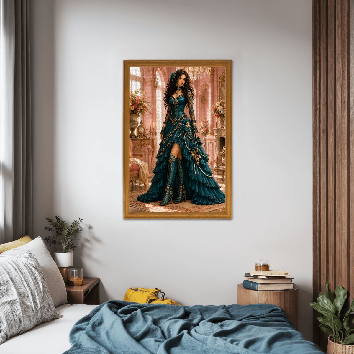 Wooden Jigsaw Puzzles 1000 pcs Steampunk Victorian Woman Teal