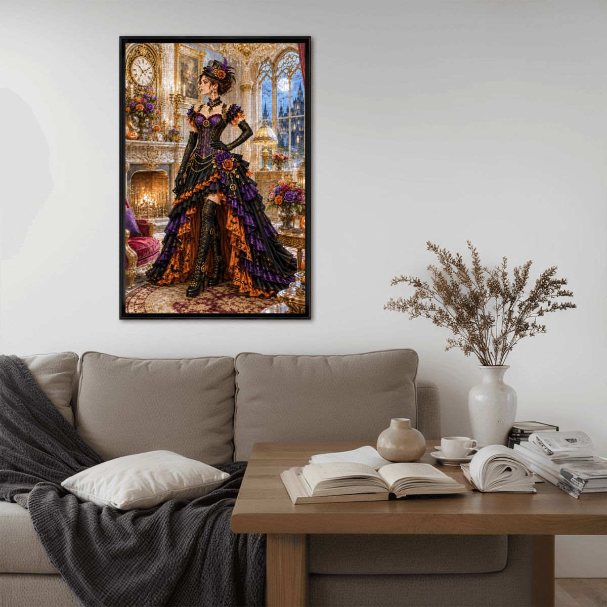 Wooden Jigsaw Puzzles 1000 pcs Halloween Steampunk Victorian Woman