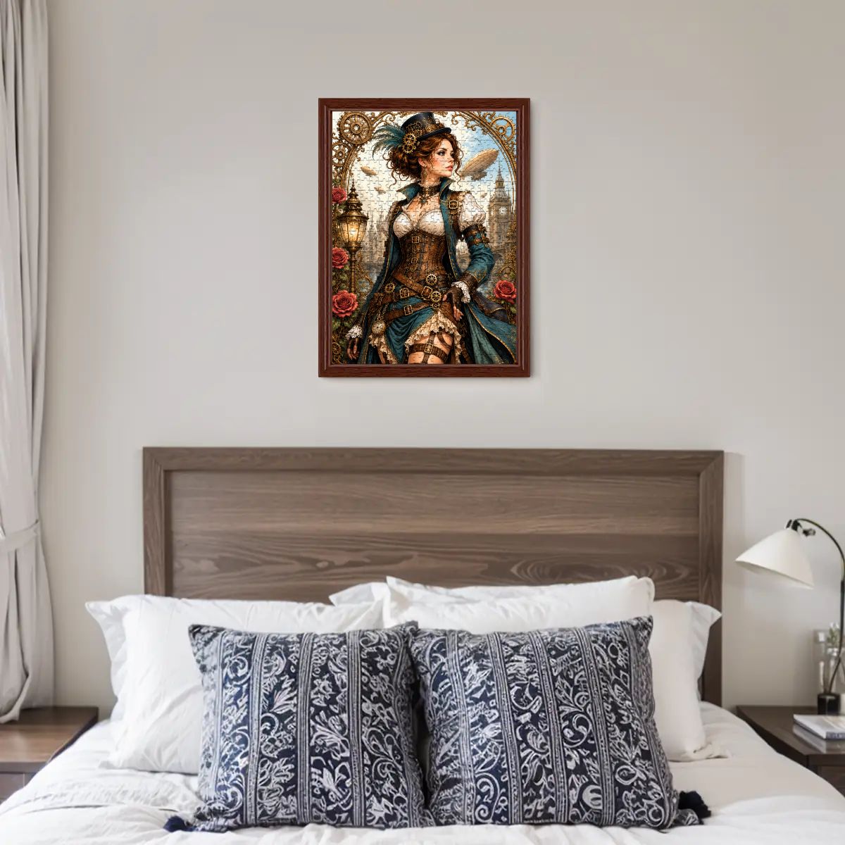 Wooden Jigsaw Puzzles 500 pcs Steampunk Woman