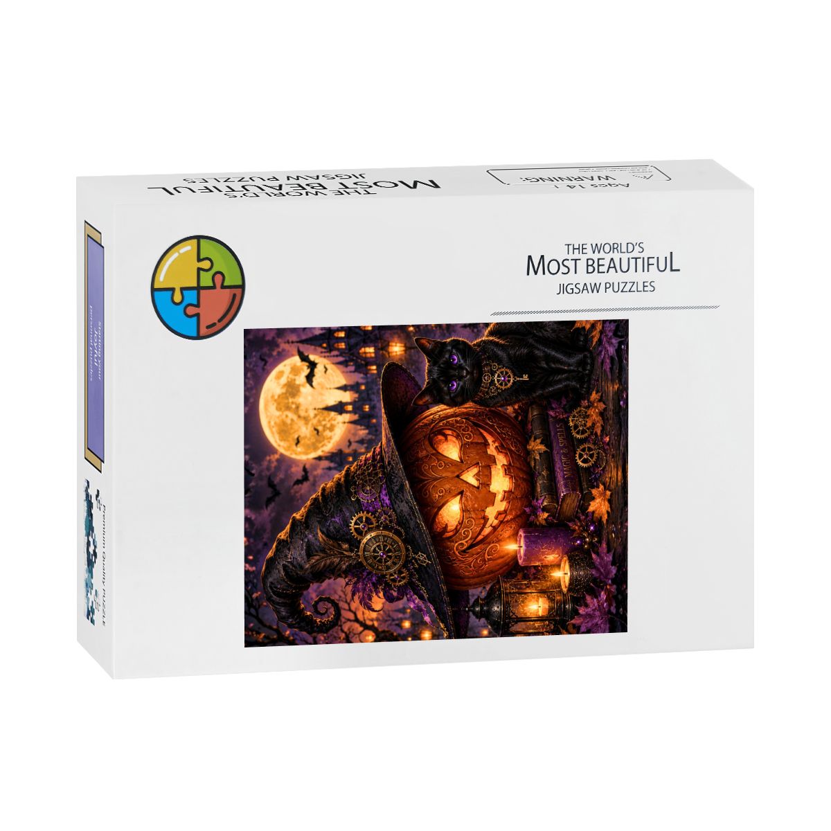 Wooden Jigsaw Puzzles 500 pcs Halloween Pumpkin