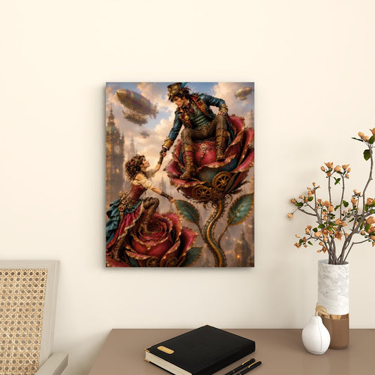 Canvas Prints Wall Art Steampunk Rescue