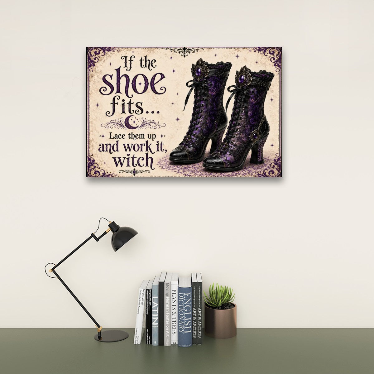 Canvas Prints Wall Art If the Shoe Fits
