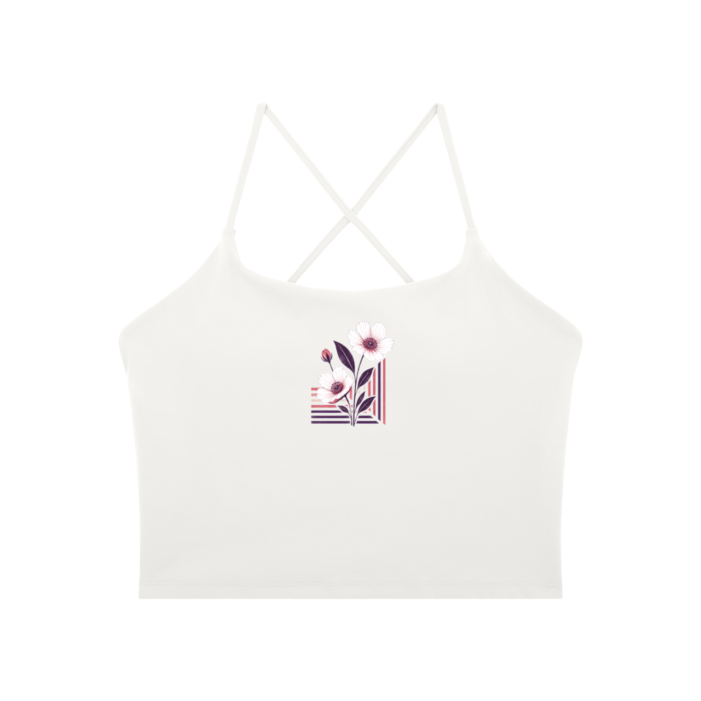 Multi Option Women's Pleated Halter Sports Bra