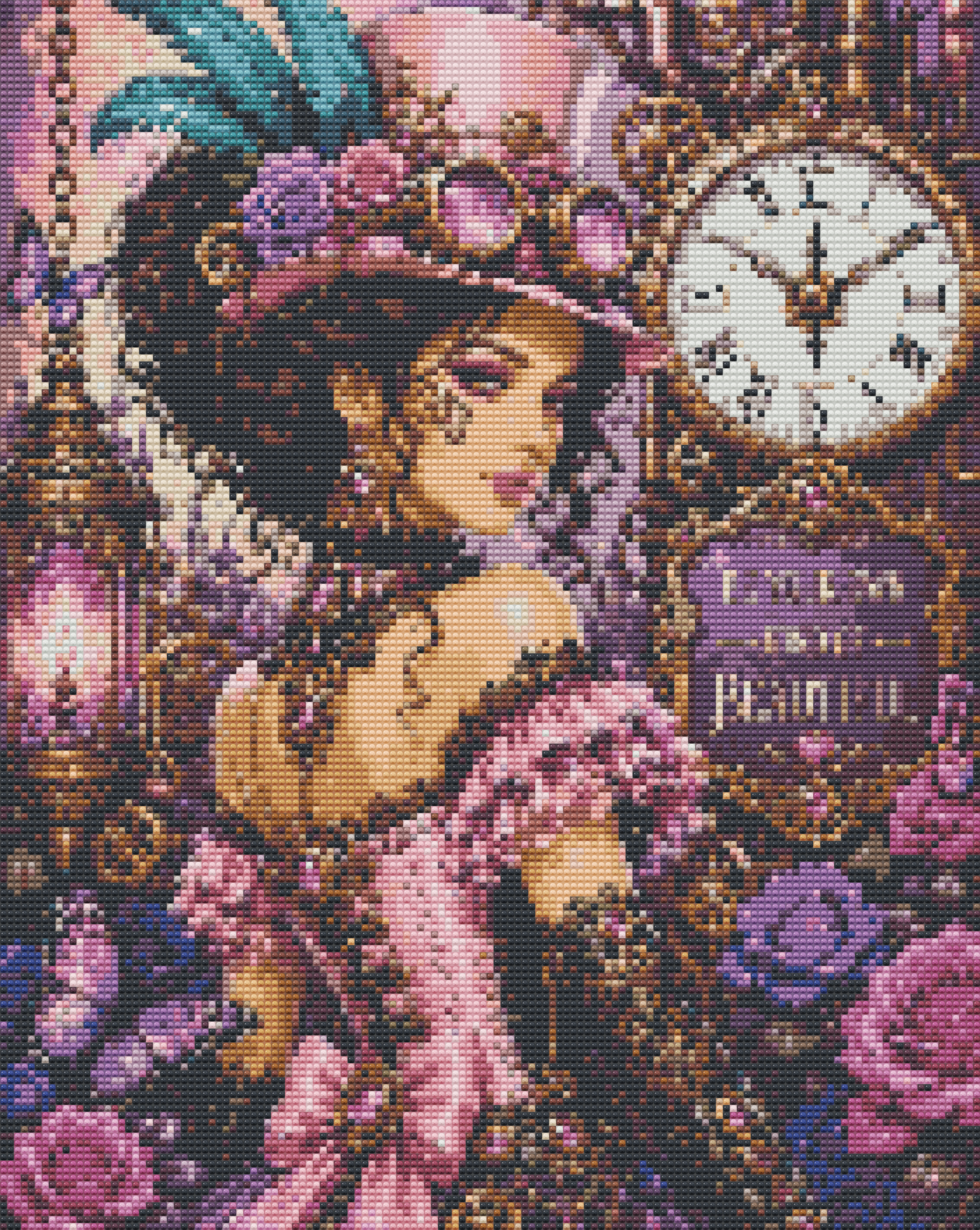 40x50cm Round Diamond Painting Kit