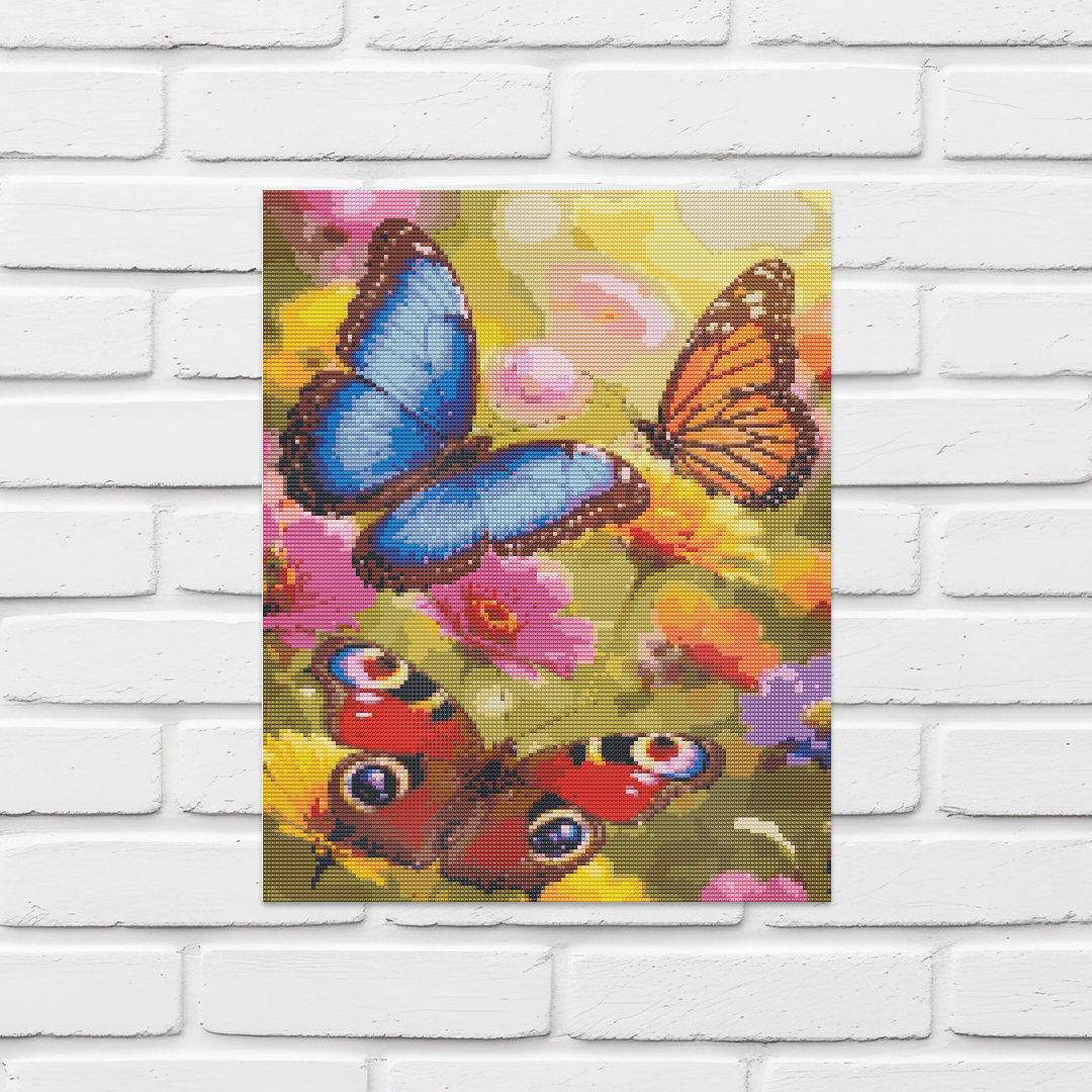 Three Butterflies