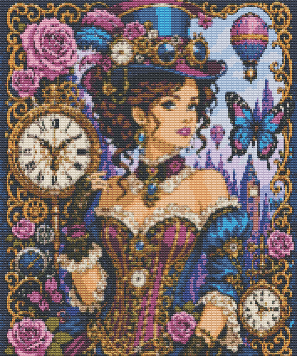 50x60cm Round Diamond Painting Kit