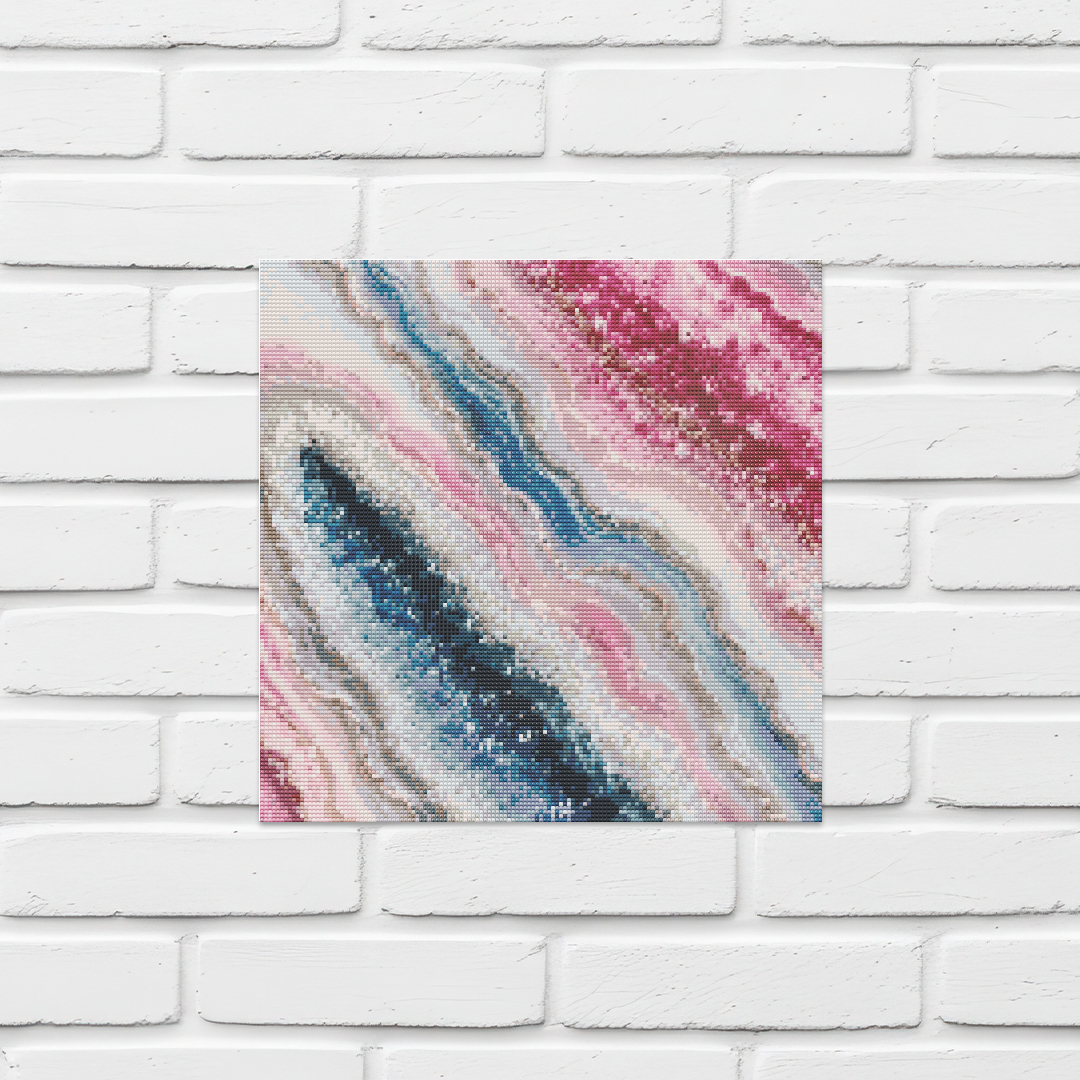 Geode Blue and Pink