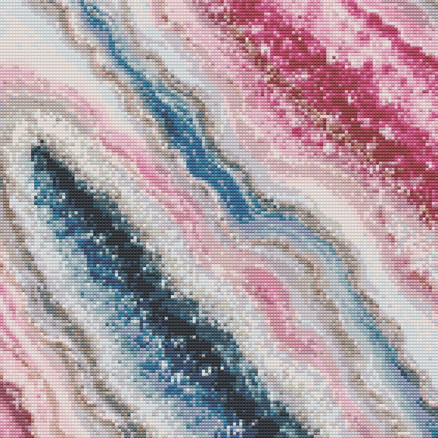 Geode Blue and Pink
