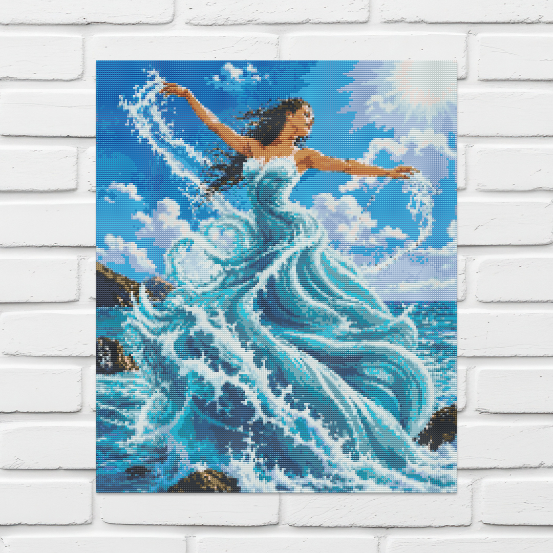 50x60cm Round Diamond Painting Kit